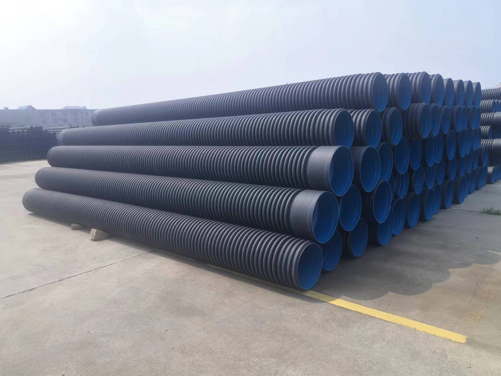 hdpe  perforated corrugated drainage pipe 12 inch plastic culvert pipe