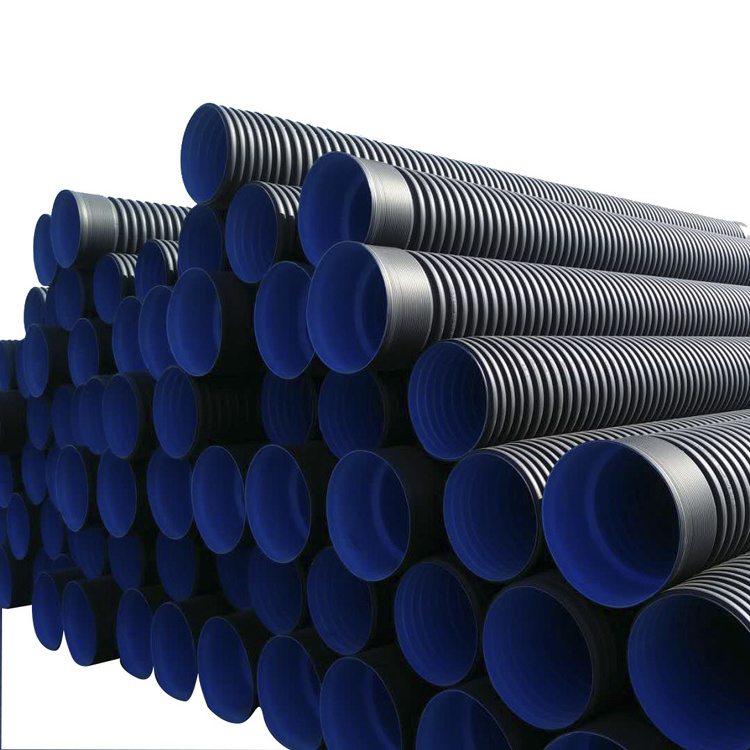 corrugated plastic culvert pipe prices 15 inch for sale