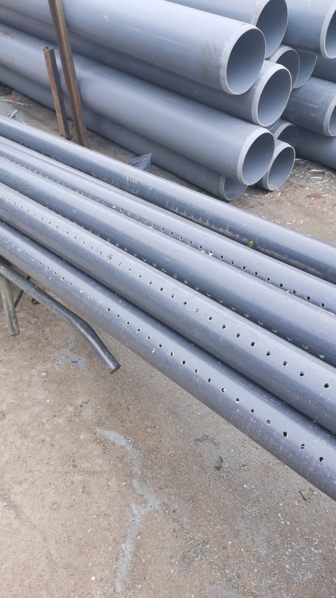 2 inch perforated drain pipe water well pvc perforated pipe