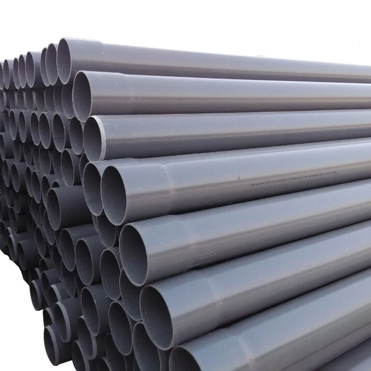 110mm 160mm 200mm tubes pvc pipes for water plumbing