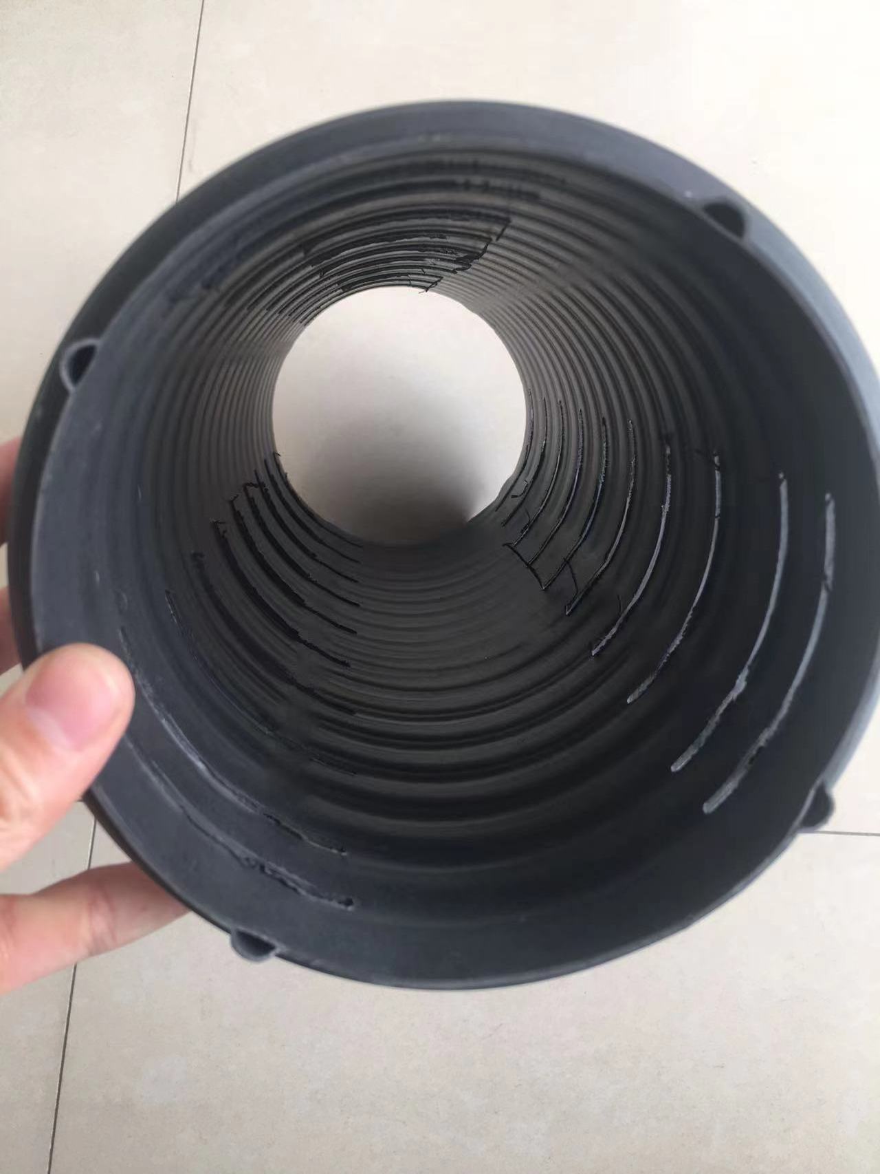 perforated corrugated drainage pipe 18