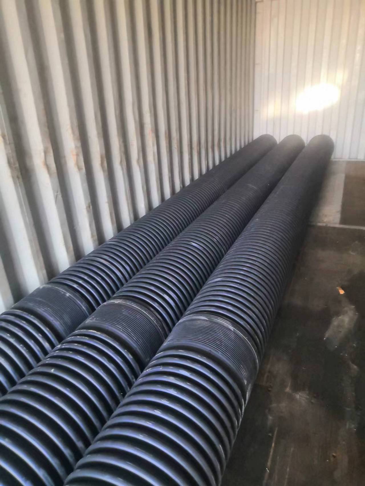 PE plastic culvert pipe 18 inch plastic corrugated pipe