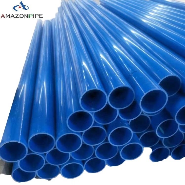 8 inch 6 inch  Blue color pvc plastic pipe for water well