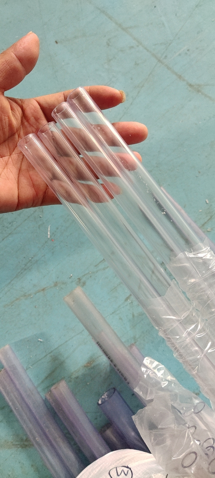 plastic transparent pipe pvc  manufacturer  50mm rectangular  pvc glue tube 34mm 48mm 60mm 10inch upvc clear pipe