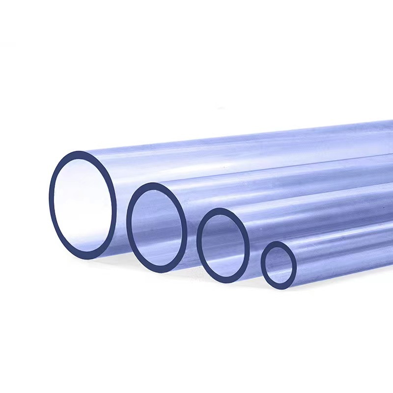 pvc clear plastic tube pipe plastic  clear pipe factory