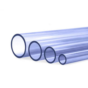 pvc clear plastic tube pipe plastic  clear pipe factory