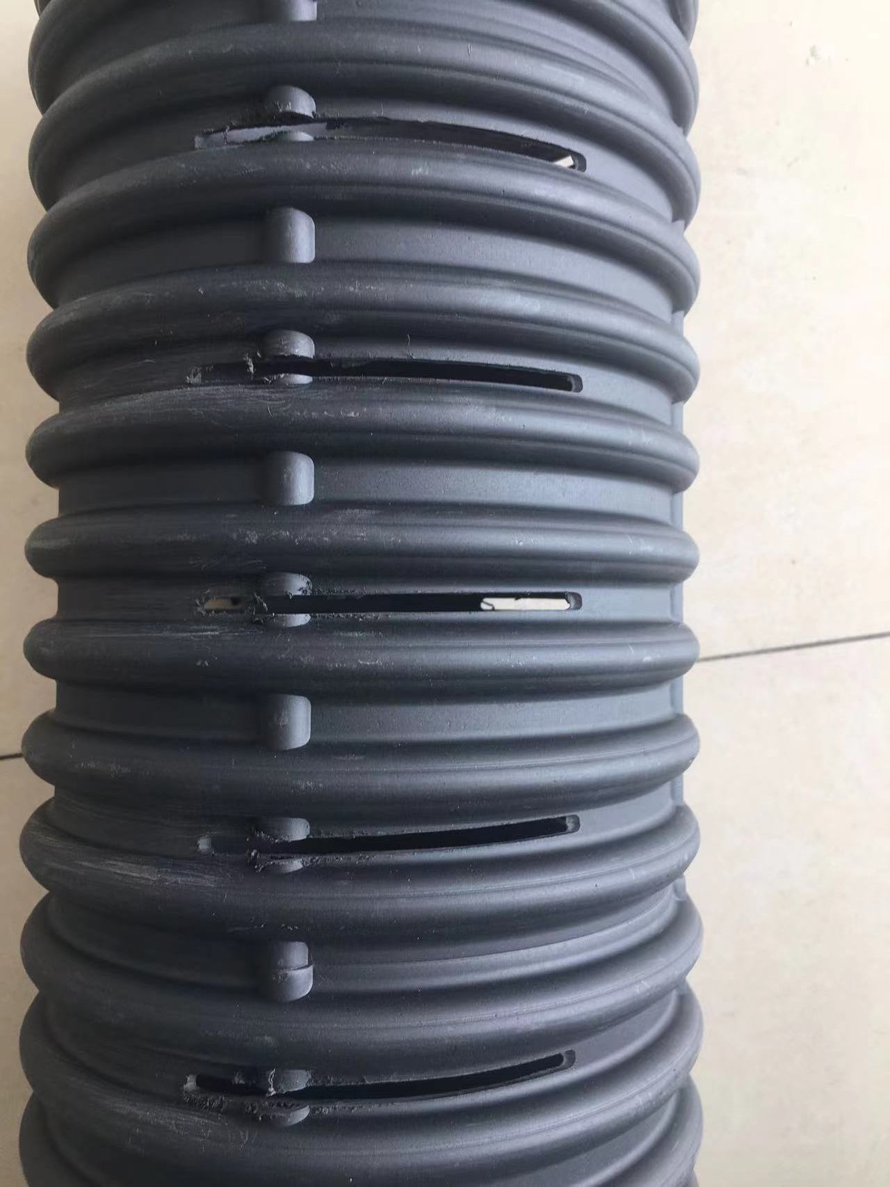 perforated corrugated drainage pipe 18