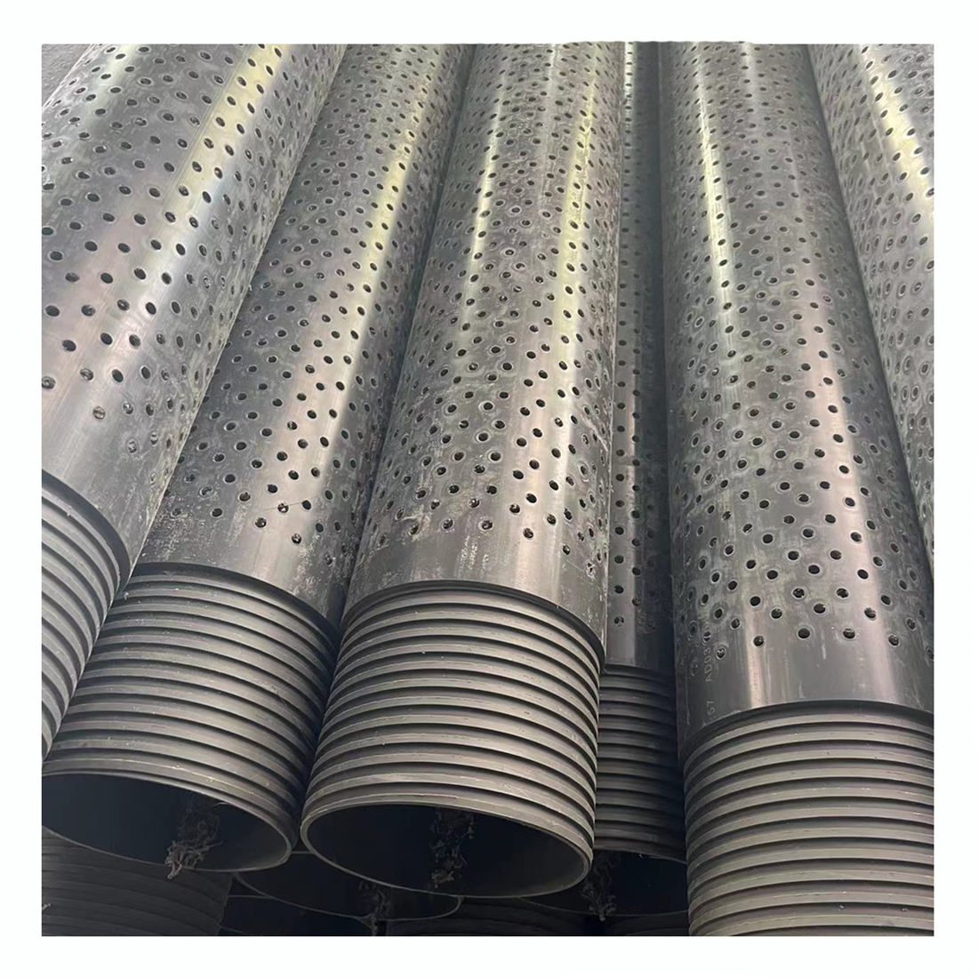 Factory Sale 2 inch perforated pvc pipe 4 perforated drain pipe french drain pipe