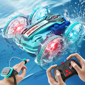 Cheap Amphibious Atv Waterproof Remote Control Car Off-Road Finger Controlled Gesture Rc Drift Car Amphibious stunt car