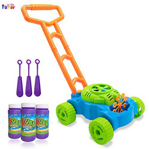 Bubble Mower, Electronic Walker Bubble Blower Machine Lawn Games Outdoor Push Toys For Kids Toddlers