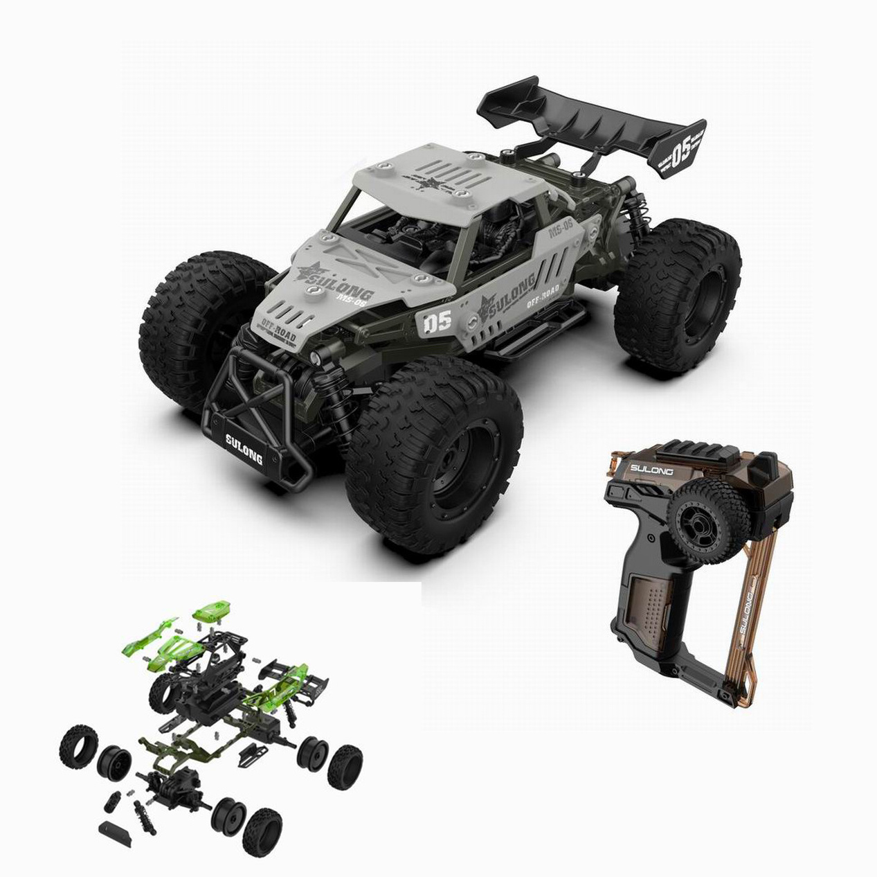 2022 Popular 1:18 Scale STEM DIY Assembly Kit 2.4G Toy Hobby Cars Remote Control RC Toys