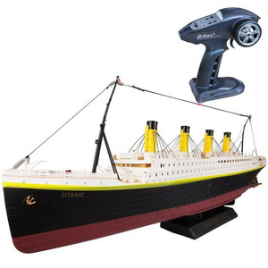 *2019 hot toys Wholesale factory RC Boat 1:325 Scale Titanic Sea Ship 3D rc titanic toy boat RC Ship High Simulation Large Toys