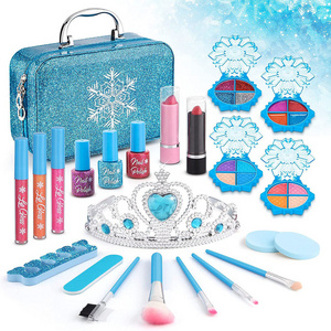 snow suit make up kit pretend play beauty set toys makeup bag kit toy for girl cosmetic