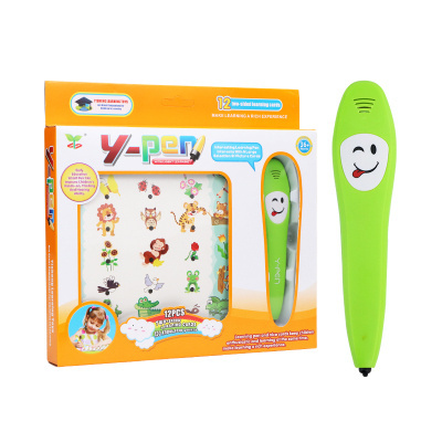 Smart Learning Pen Kids Education Smart Pen English Language Learning Reading Cards Reader for Children