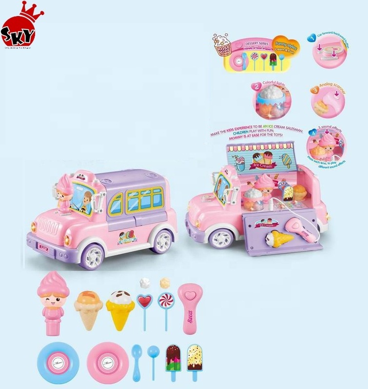 2019 Mother Garden  play set kitchen toys  Ice Cream Set Toy for kids Role play