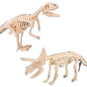 Children DIY assembly archaeological excavation dinosaur fossil model 3D dinosaur children's toys