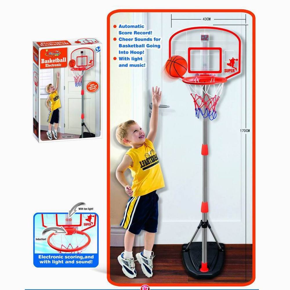 Hight Adjustable Kids Mini Plastic Basketball Hoop Kids Basketball Toys