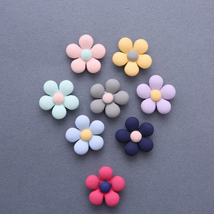 Cute Refrigerator Decorative Magnets Colorful Flower Fridge Magnets for Whiteboard Office Photo Cabinet Decoration