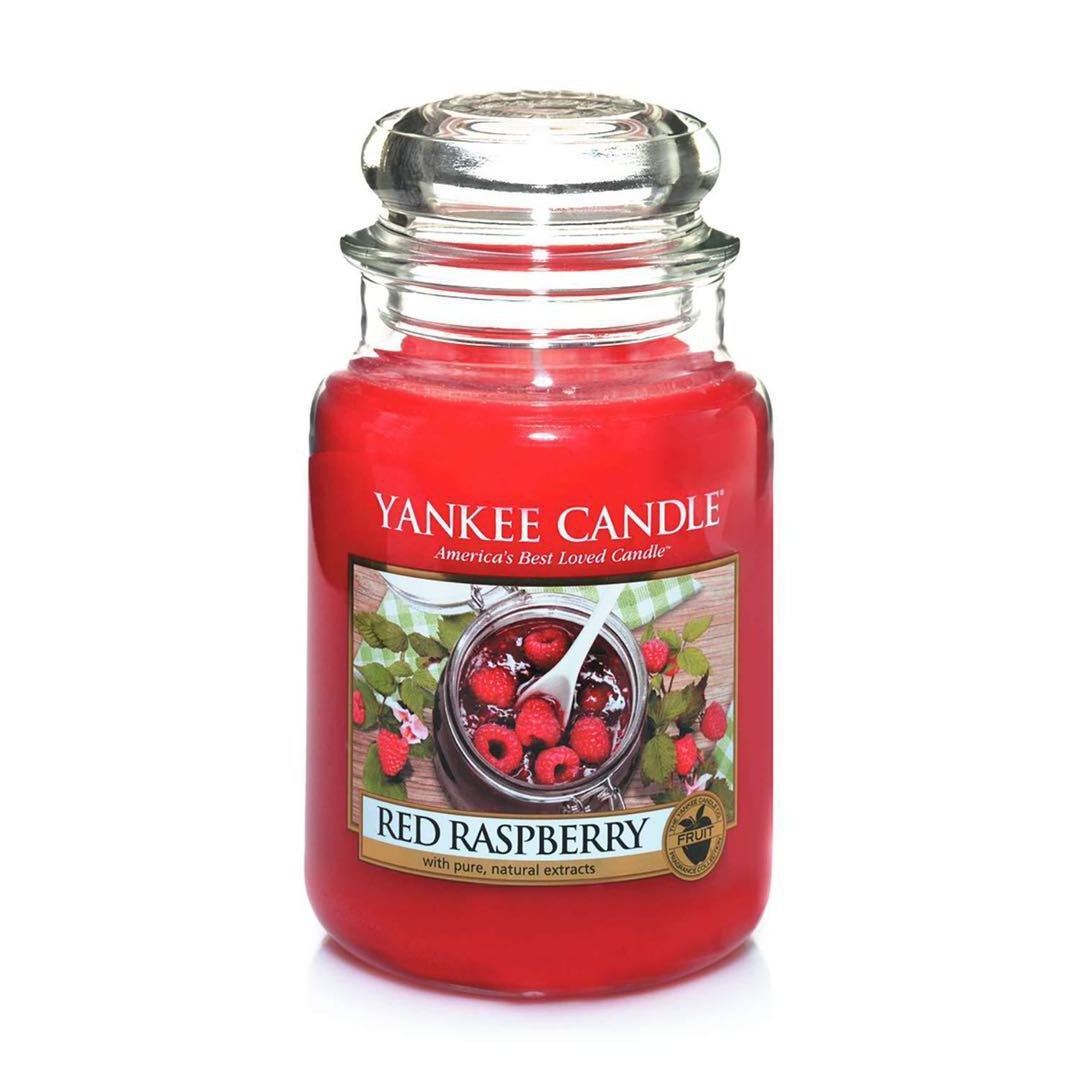 Hot Selling Luxury Private Label Scented Candles Soy Wax Big Glass Jar Red Raspberry Scented Candle With Lid