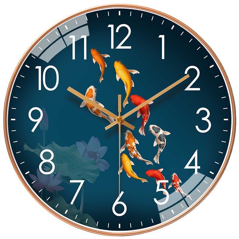 12 Inch 30cm Wall Clock Modern Minimalist Living Room Home Wall Clock Creative Decoration 3D Wall Clock