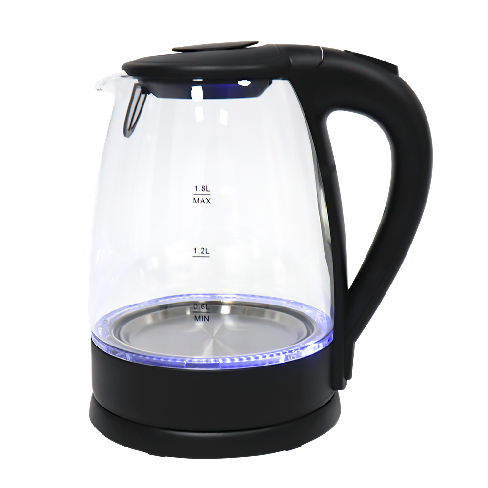 2000w Electric Kettles 1.8L Boil-Dry And Overheat Protection Glass Kettle