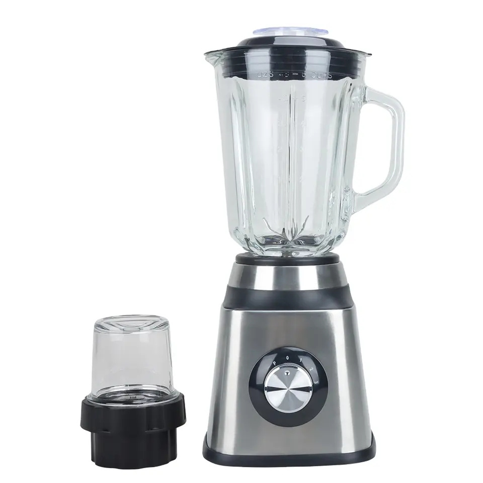 Household Food Processor 1.5L Table Juice Blender Stainless Steel Nutri Stand Blender