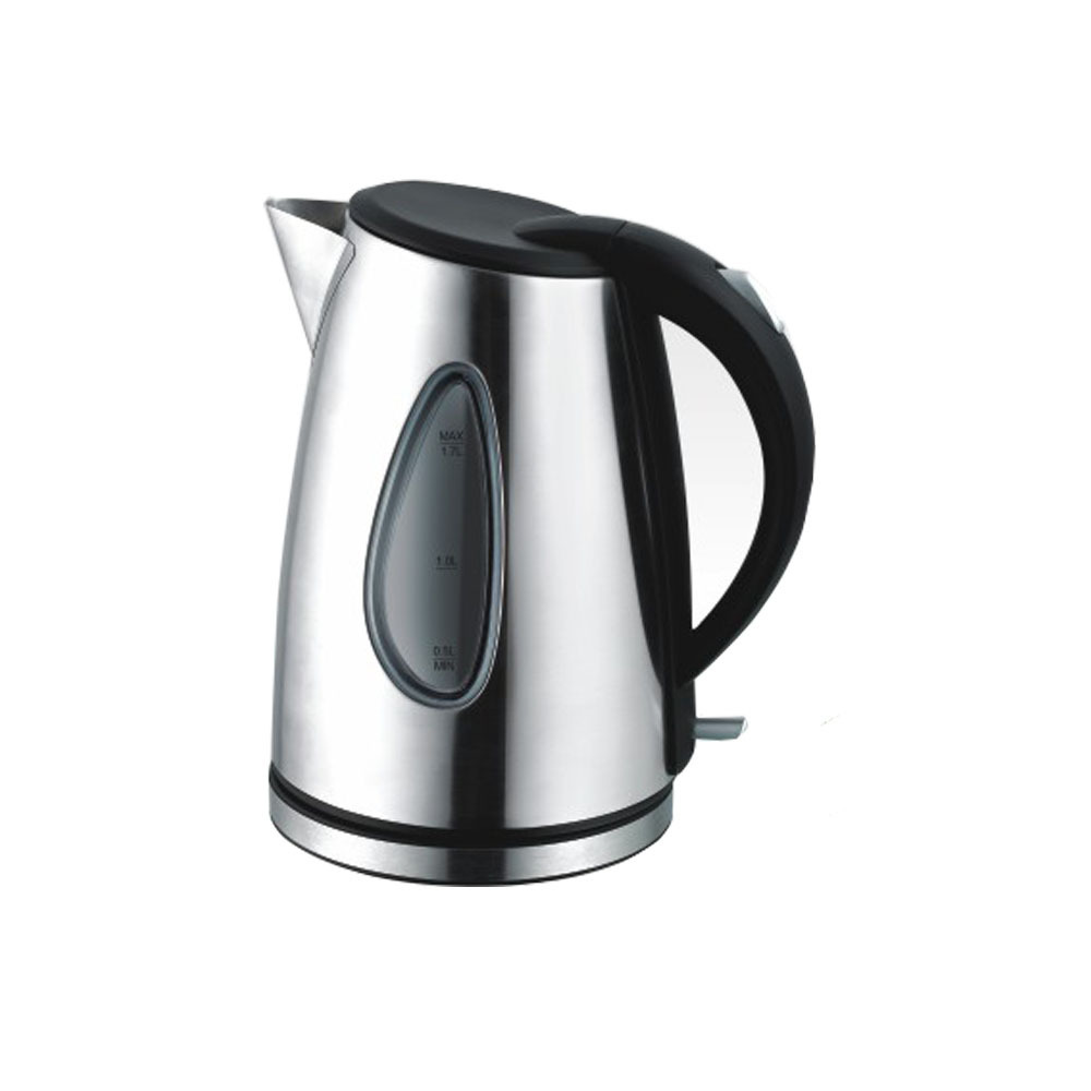 MOQ 600PCS KT-0345 Ambel Hot sales 1.7L stainless steel kettle with blue illumination light