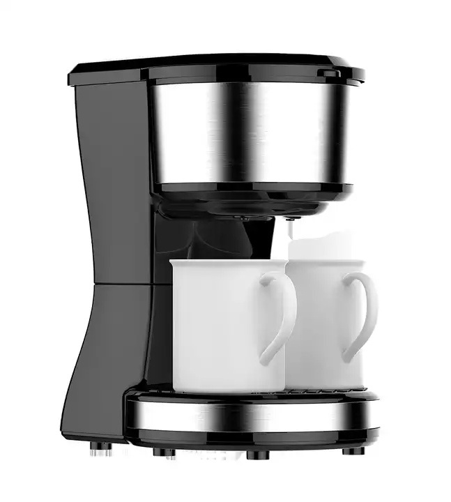 Digital Commercial 2 Cup Coffee Maker Machine Amcricano Electric Drip Coffee Maker