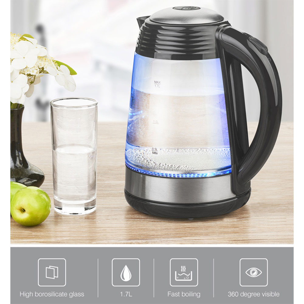 High Quality Multi-Functional Automatic Electric Tea Kettle Glass Water Heater For Household