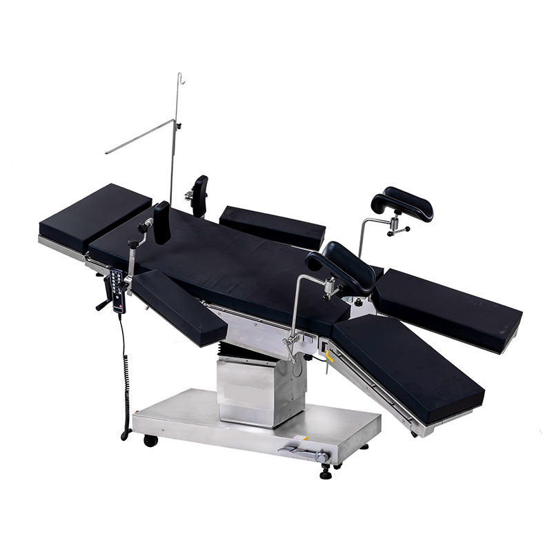 China Hospital Electric C-Arm Compatible Steel/Metal Surgical Operating Table General Surgery Theater Bed