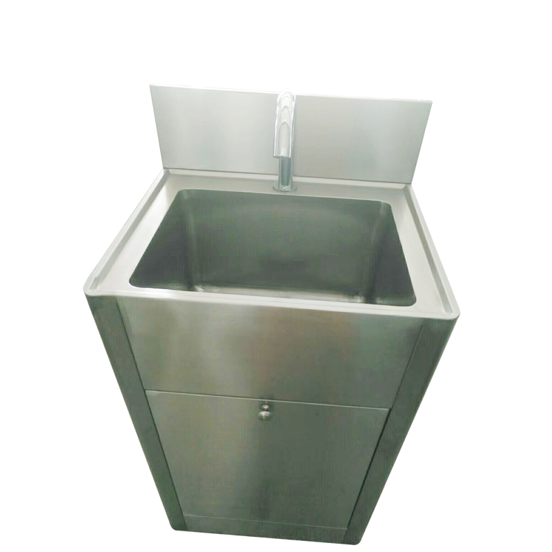 Hospital scrub sink stainless steel foot operated hand wash sink for surgical room