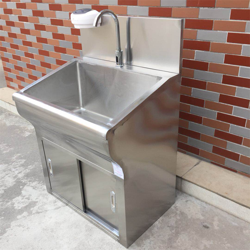 High Quality Hospital Stainless Steel Hand Wash Medical Sink Operating Room Sink With Hand Wash Sink Knee Operated