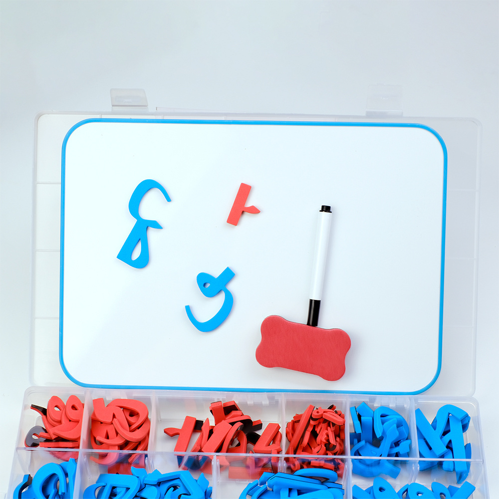 Wholesale eva latters arabic alphabet alphabetical magnetic letters toy painting whiteboard arabic letters kids magnetic drawing