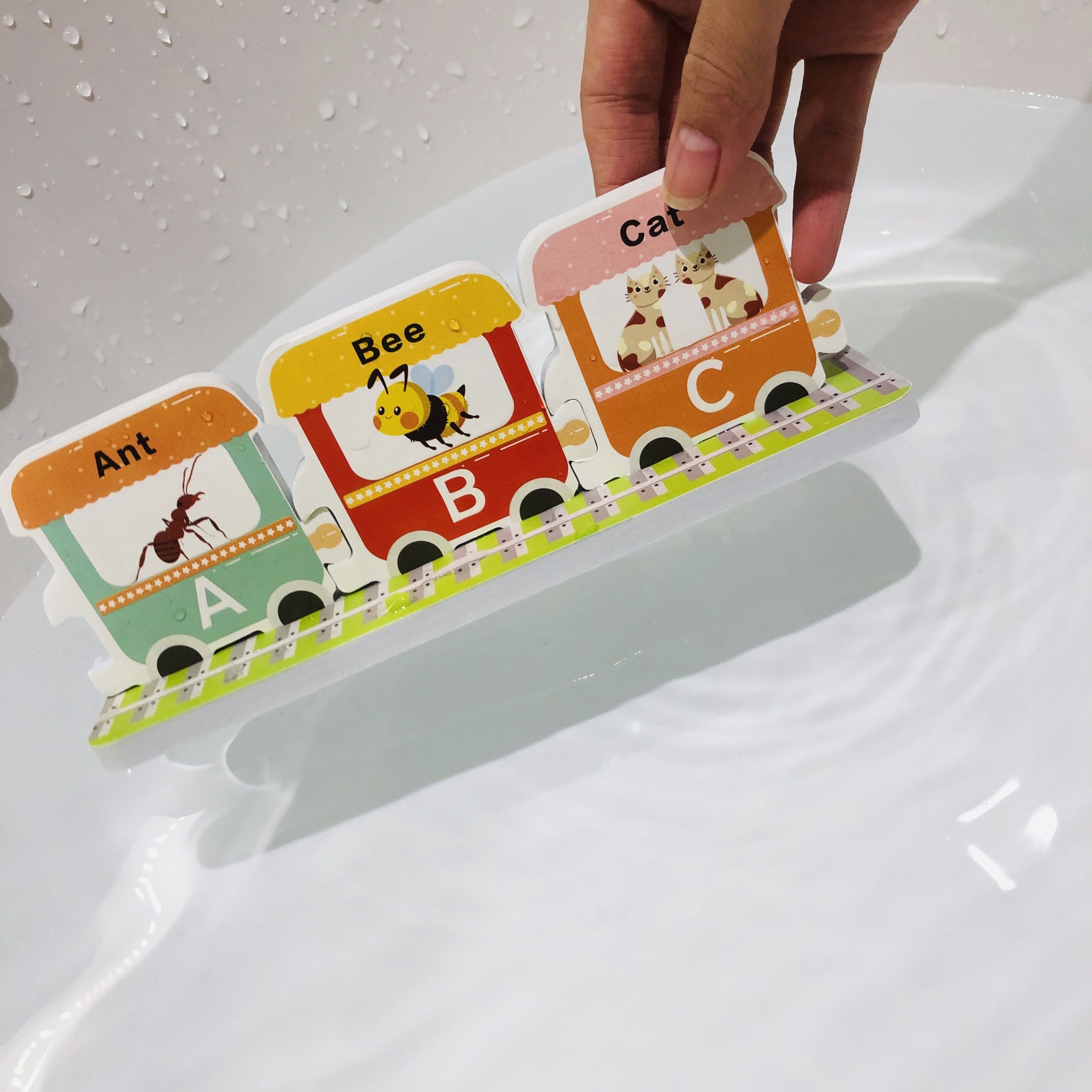 non toxic eco eva elephant train bath alphabets children bathroom floating water foam toy letters set with bathtub