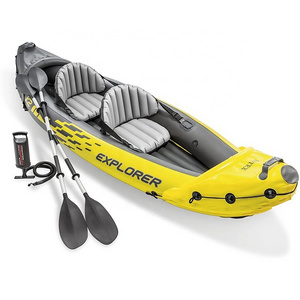 New Fashion Water Sports Kayak Accessory Inflatable Rib Boat 2 Person Paddle Boats for Adult