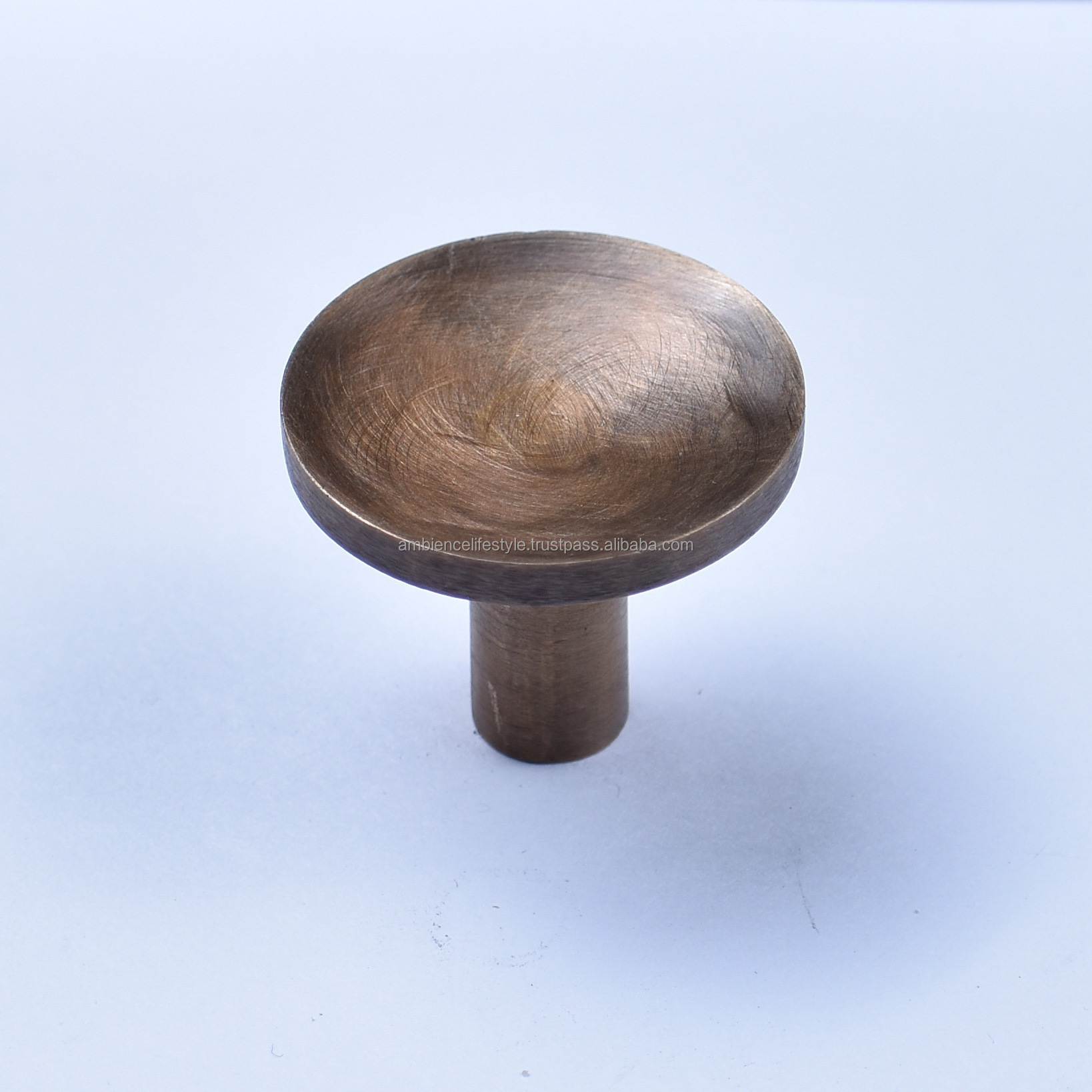 Indian Manufacturer of Rough Cast Brass Knob Antique Finish for Kitchen/Drawer/Cabinet Furniture by Ambience Lifestyle