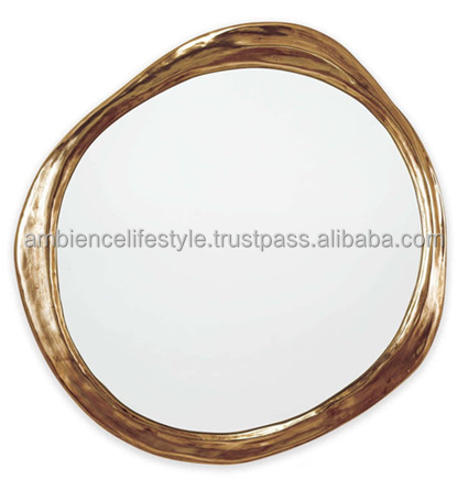 Best Selling Designer & Modern Gold Wall Mirror for Home & Wall Decoration by Ambience Lifestyle