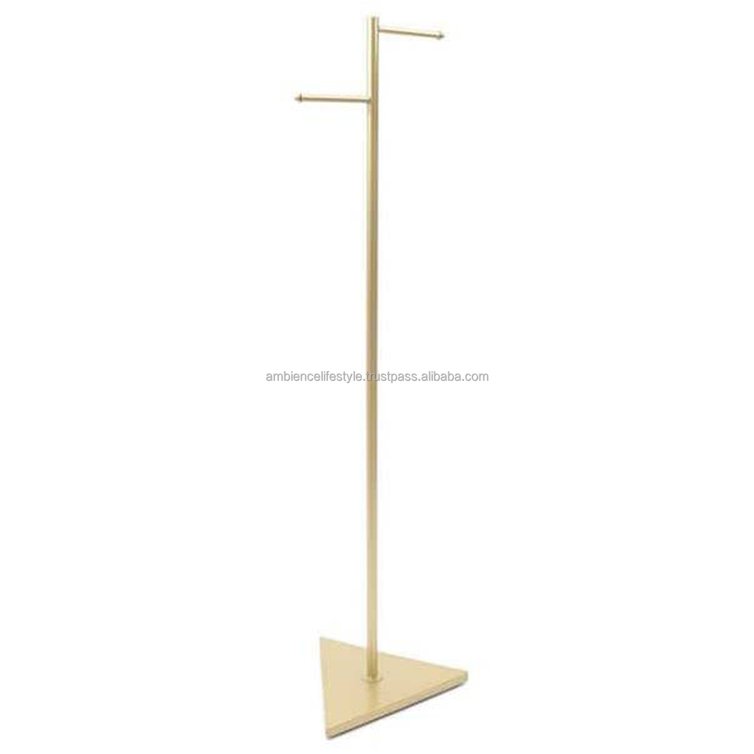 Best Selling Designer Coat Rack Gold with White Marble Base for Hanging Clothes Hats Bags Home Decoration by Ambience Lifestyle