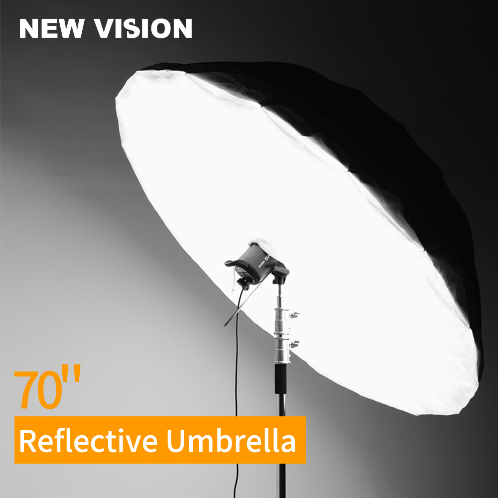 Godox 70 inch 178cm Black White Reflective Umbrella Studio Lighting Light Umbrella with Large Diffuser Cover