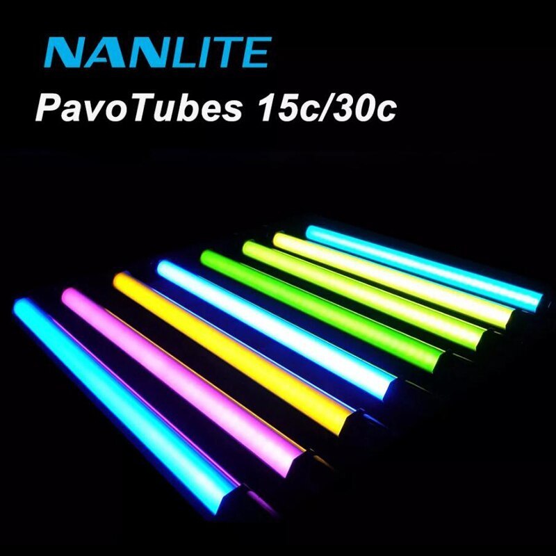 NanGuang Nanlite Pavotube 15C 30C RGB LED Light Tube 2700K-6500K Handheld light Stick Video Movie Studio Photography Lighting