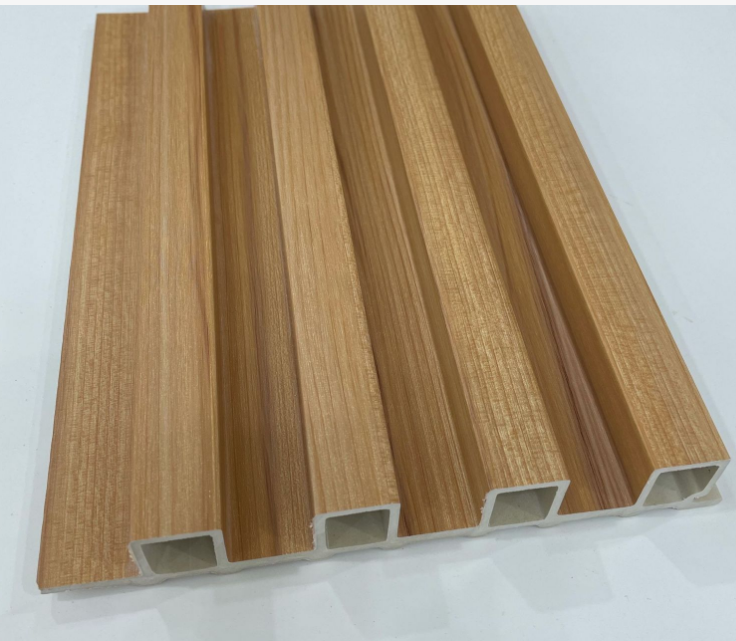 Cheap Price Hollow Wall Panel Interior Decoration Wood Wall Panels Design Indoor Interior Laminated Wpc Slat Fluted Wall Panel