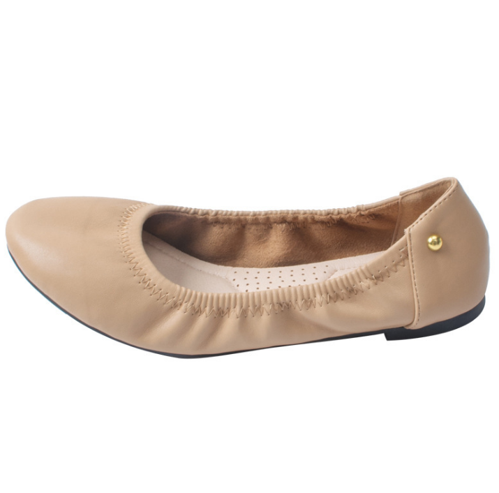 Manufacturer wholesale breathable and comfortable foldable outsole ballet flats