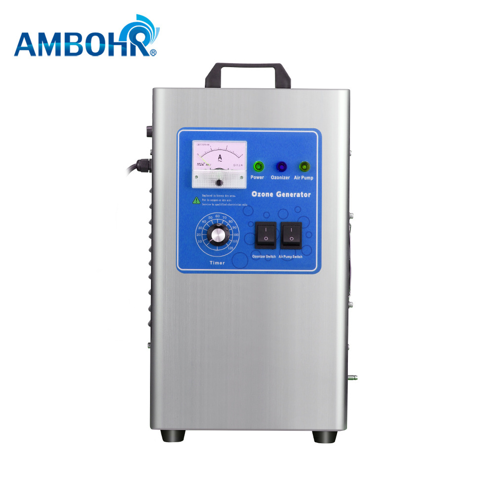 AMBOHR AOG-A3V Air Source Ozone Generator Machine 2g/h Vertical Air Cooling and Water Cooling Ozone Generator System