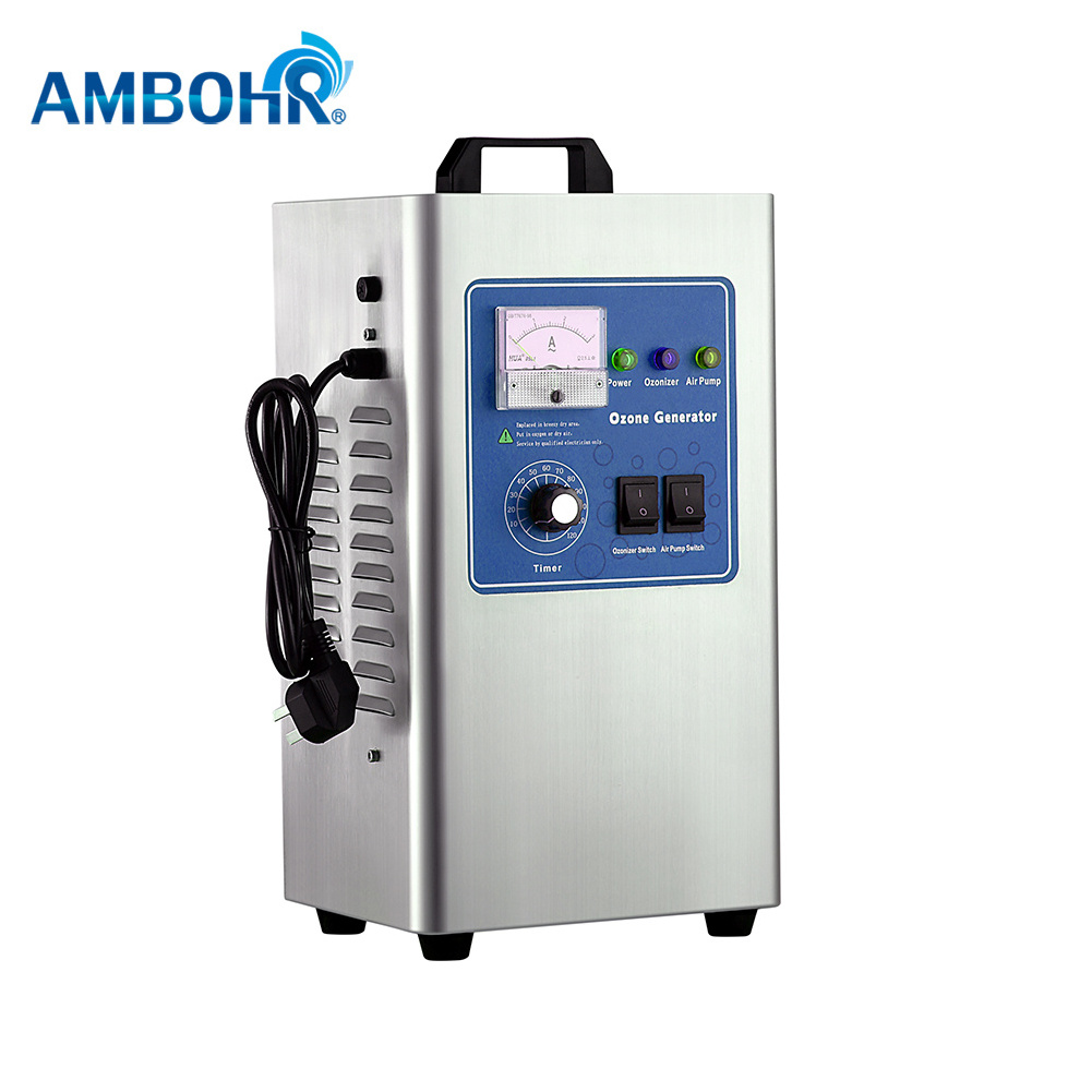 AMBOHR AOG-A3V Air Source Ozone Generator Machine 2g/h Vertical Air Cooling and Water Cooling Ozone Generator System