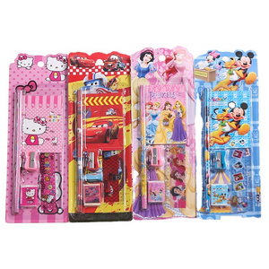 Manufacturer Supplier China cheaper Stationery in stock 5 in 1 Back to School Stationery Set