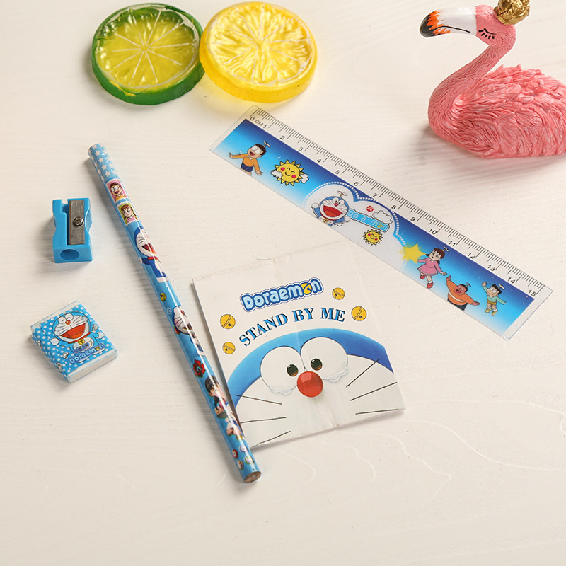 Manufacturer Supplier China cheaper Stationery in stock 5 in 1 Back to School Stationery Set