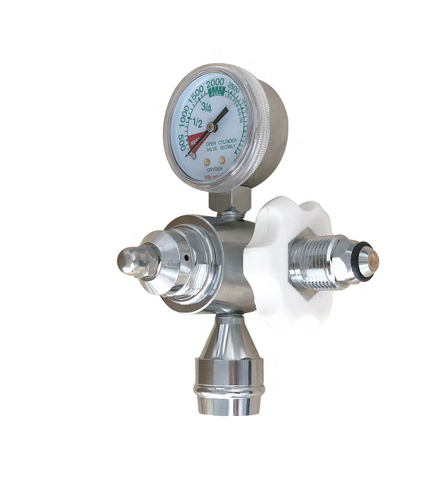 Medical Oxygen Bull Nose Schrader Valve Regulators Oxygen Regulator Manufacturers