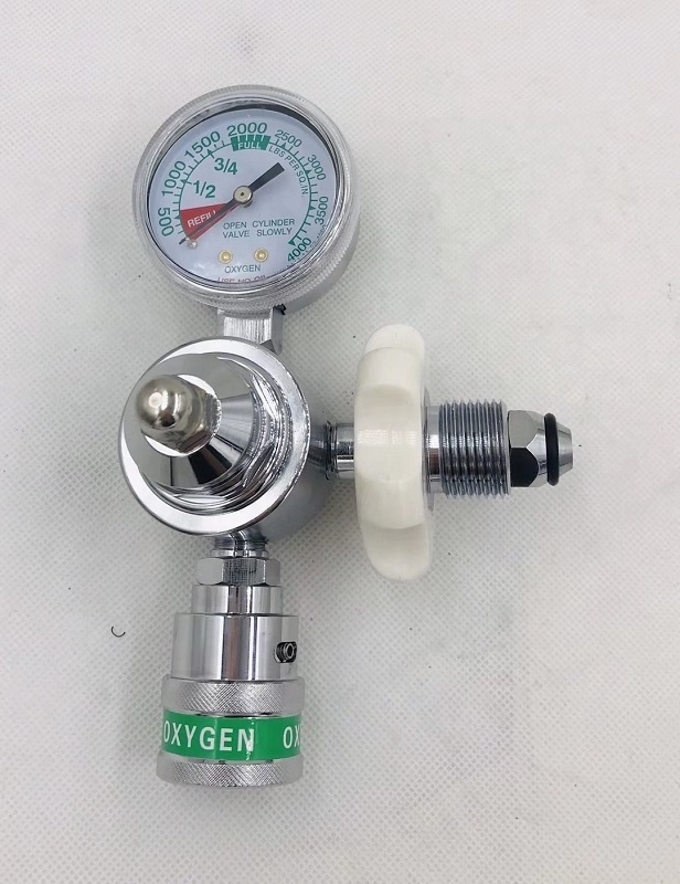 Medical Oxygen Bull Nose Schrader Valve Regulators Oxygen Regulator Manufacturers