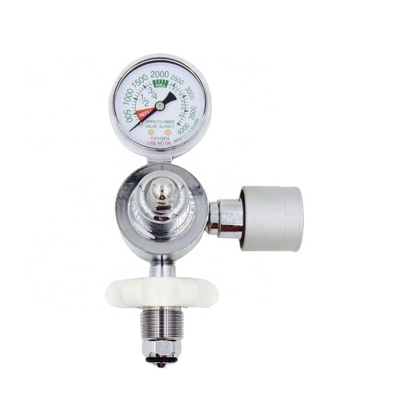 Medical Oxygen Bull Nose Schrader Valve Regulators Oxygen Regulator Manufacturers