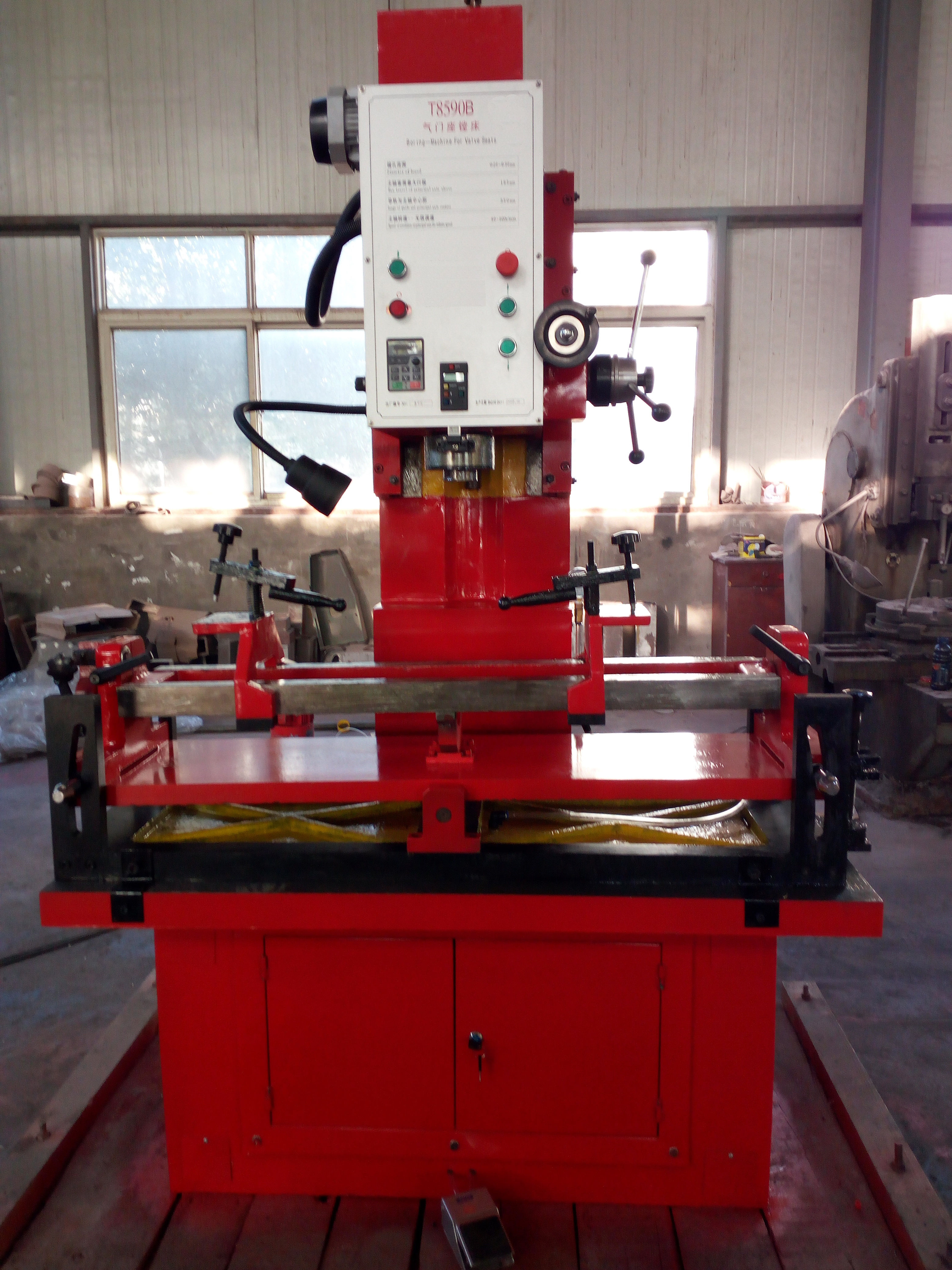 T8590B Valve Seat and Guide Cutting Machine for engine rebuild